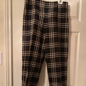 Plaid pants